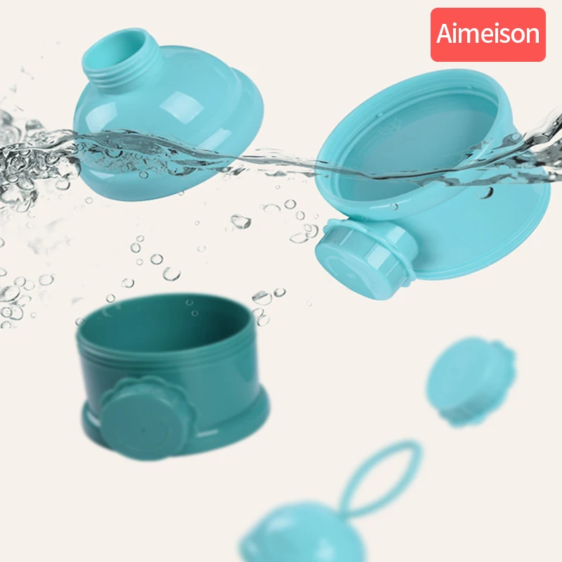 3 слоя лягушка стиль портативный ящик для хранения детского питания эфирные