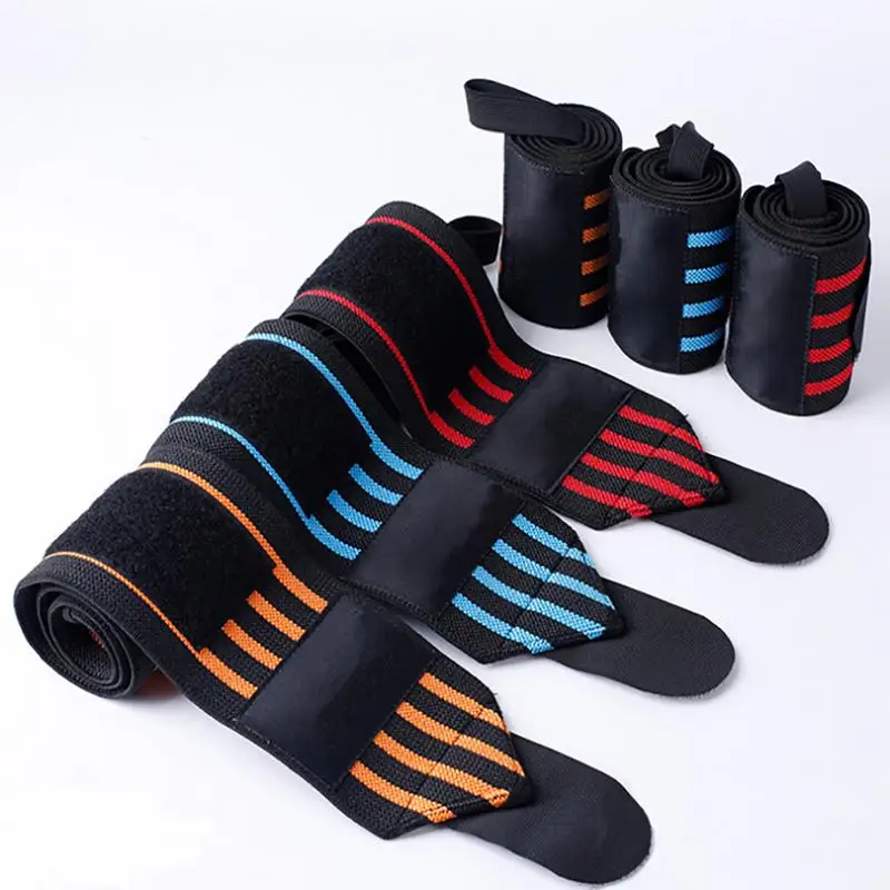 

1Pcs Colorful Wrist Band Adjustable Wristband Brace Wrap Bandage Gym Strap Wrist Support Band For Weight Lifting