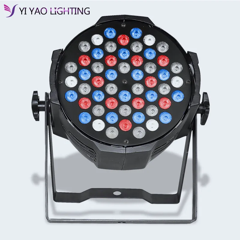Профессиональный 54x3W Dj звуковой светильник DMX512 RGBW светодиодный сценический из