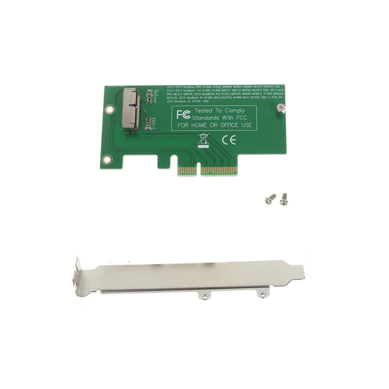 Адаптер для PCIe X4 2015 Apple MacBook Air A1465 Mac Pro MD878 ME253 SSD C26|card card|card adaptercard adapter macbook |