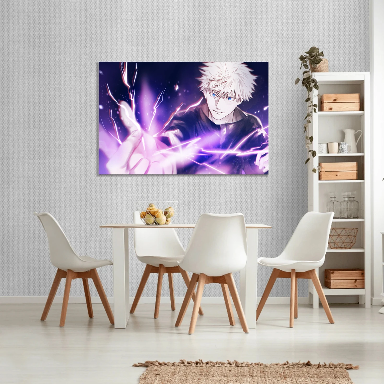 Холст Картина для украшения дома цельнокроеное платье Jujutsu кайсен картина в