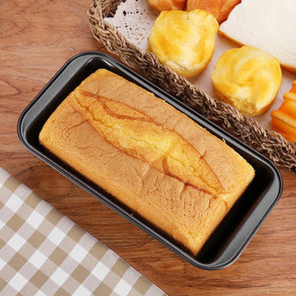 

1 Set 5pcs Baking Pan Baking Tools Pizza Toast Pans for Home Bakery (Black)