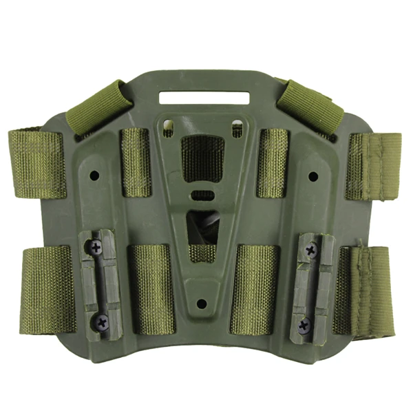 Green Тактический страйкбол падение ноги кобура Платформа-адаптер шестерни для Glock 17 M9 HK USP P226 бедра кобуры Военные Аксессуары для охоты - Цвет: Green