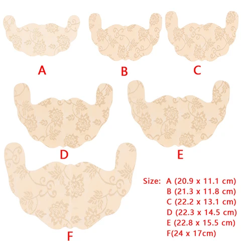 Women Mesh Chest Stickers Invisible Breast Lift Tape Overlays Nipple Stickers Reusable Bra Nipple Covers Nude Black Breast Pad