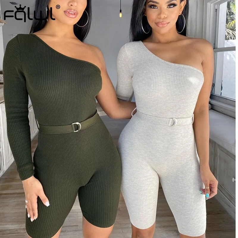 Женский трикотажный комбинезон с открытой спиной FQLWL белый и черный модель