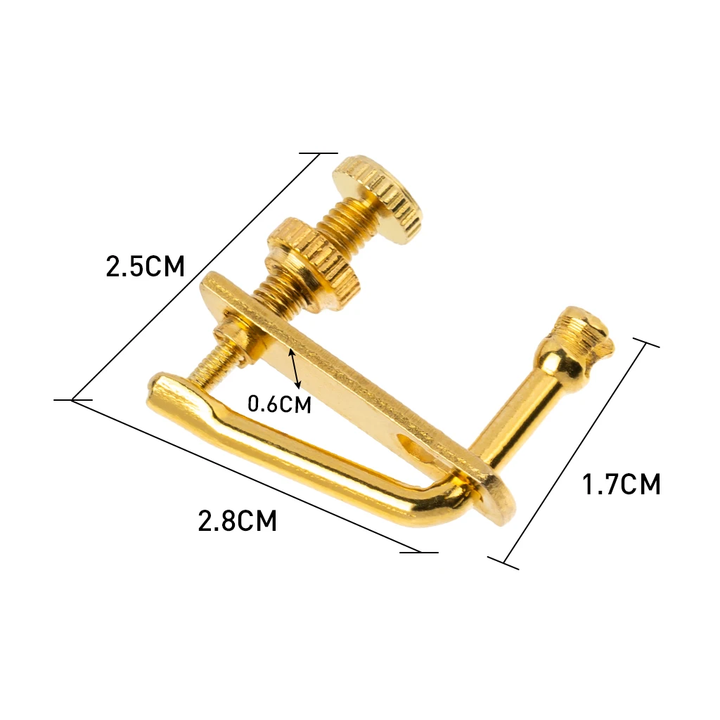 

4pcs Golden Plated Violin Fine Tuner String Adjuster For 4/4 3/4 Violin Part Kit
