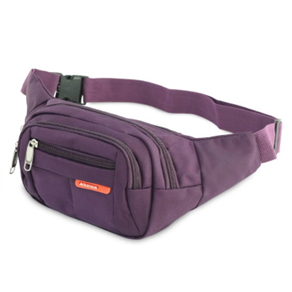 

Travel Sports Men Women Belt Bag Casual Canvas Phone Pouch Waist Pack Outdoors