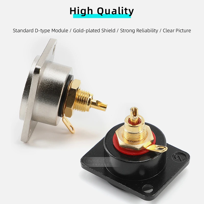 AVSSZ Золотые RCA адаптеры, разъем для звука с лотосом, разъем для пайки, разъем для панели шасси от Neutriks YONGSHENG.