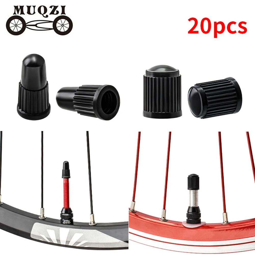 

20pcs Plastic Mountain Road Bike Air Valve Caps Set Leakproof Dustproof Motorcycle Car Tire Valve Covers Cap Cycling Accessories
