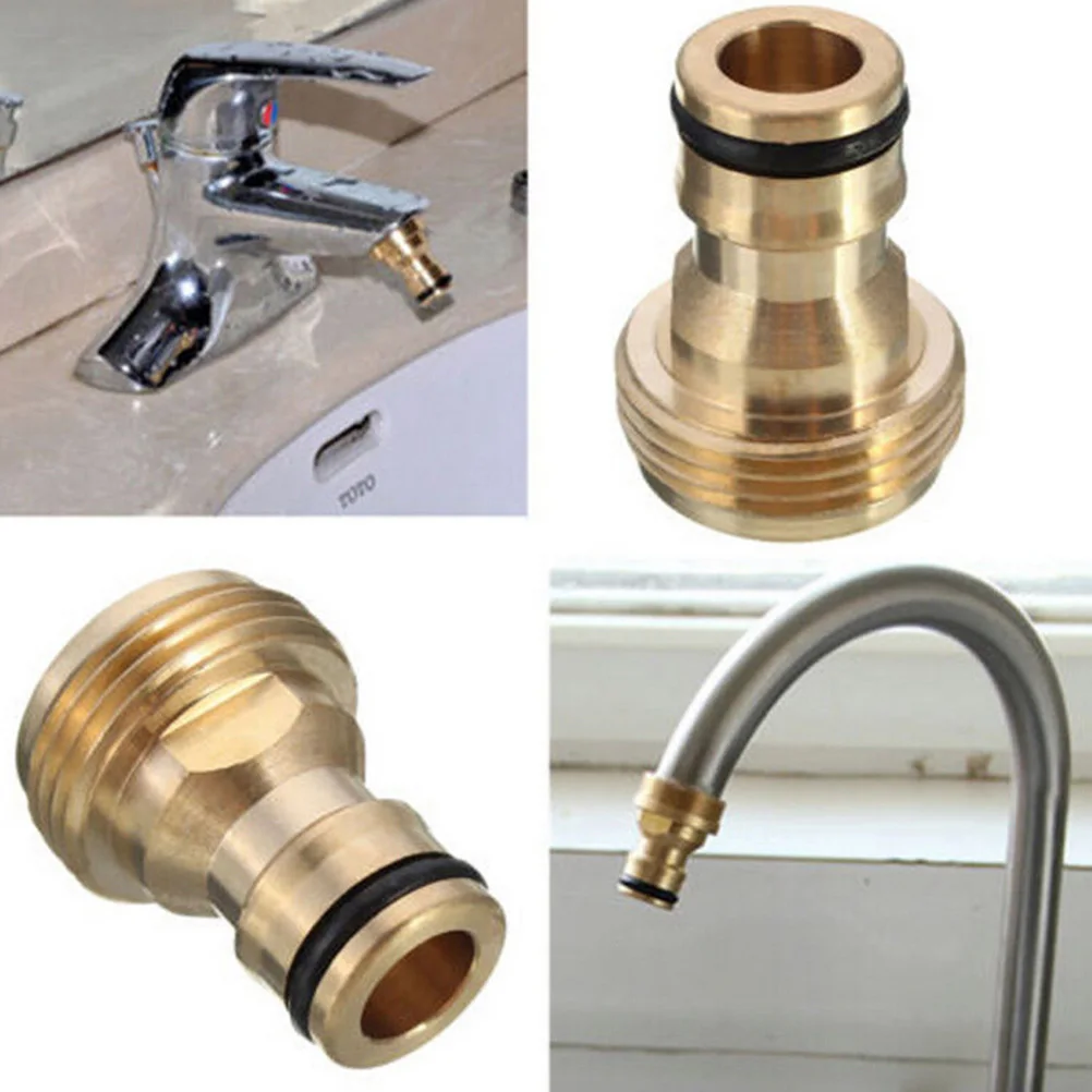 

Brass Faucets Standard Connector Washing Machine Gun Quick Connect Fitting Pipe Connections For Garden Tools Random 1Pc