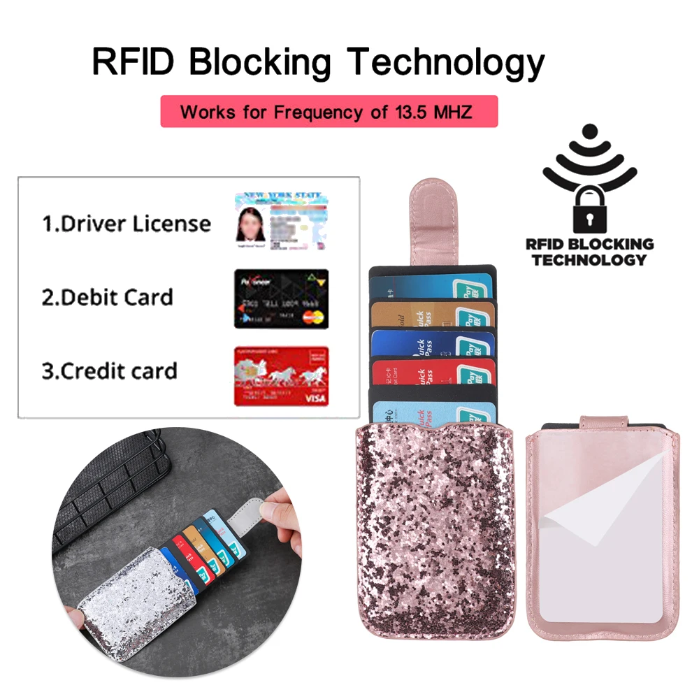 Фото 1 шт. Лидер продаж С функцией блокировки RFID кредитной держатель для карт 5 тянуть 1 шт. Лидер продаж С функцией блокировки RFID кредитной держатель для карт 5 тянуть