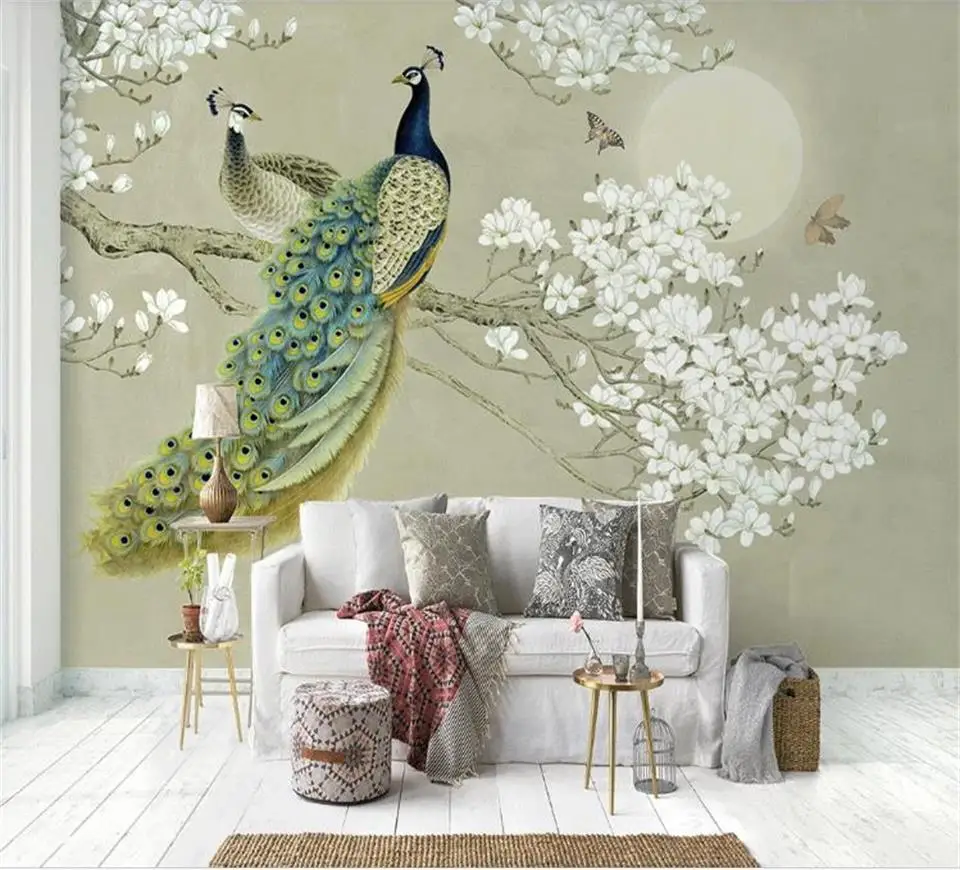 Настенные обои по индивидуальному размеру тисненые 3D-обои с рисунком лося