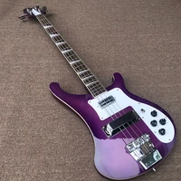 2020 high quality 4 string bass electric guitarricken 4003 purple paint electric bass guitarfree shipping