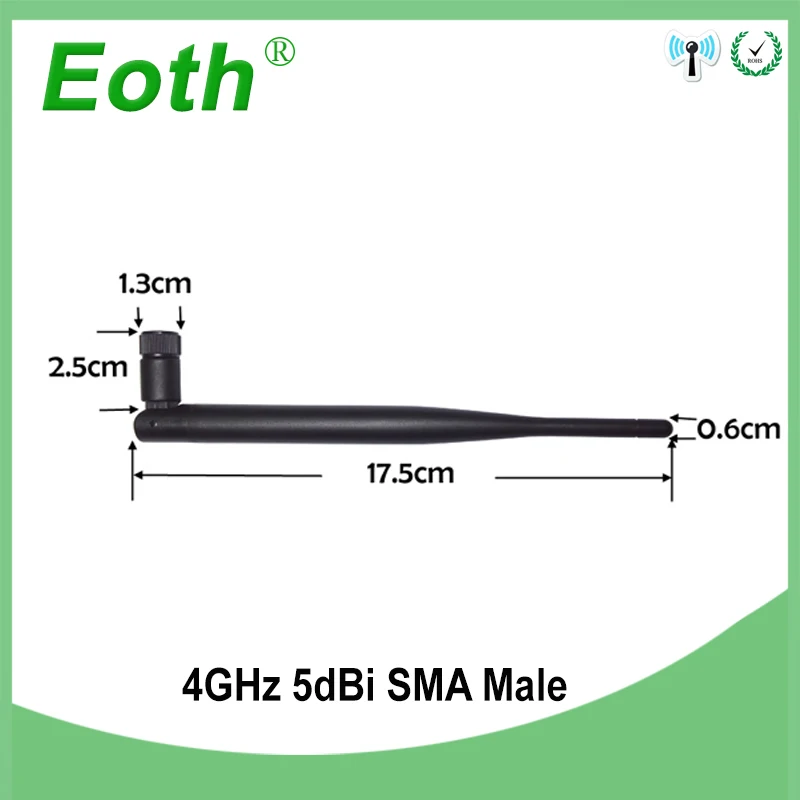 4G Роутер антенна SMA штекер разъем 5DBI антенны 698 ~ 960 МГц 1710 2690 4g для Huawei беспроводной