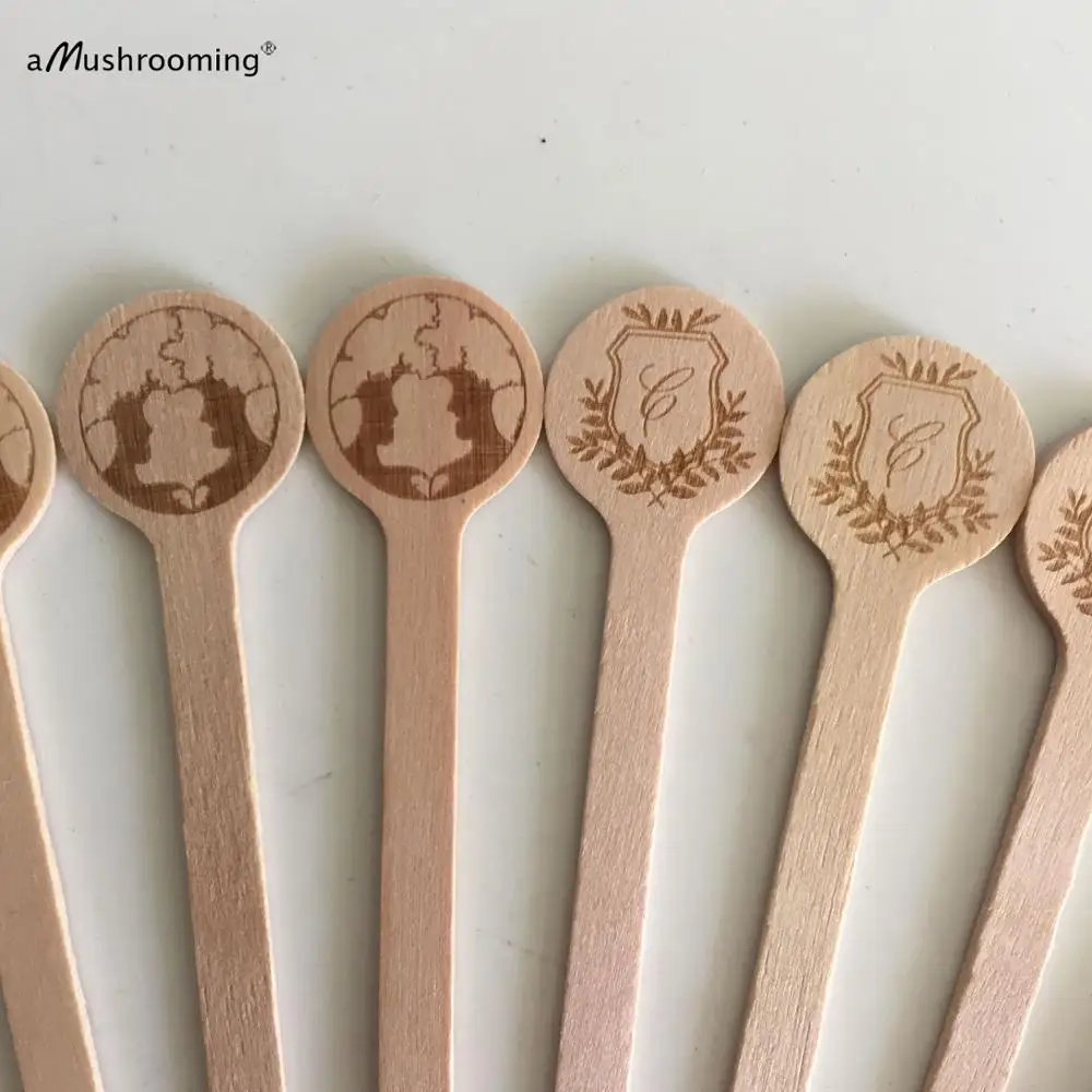 Персонализированные палочки для свадебных коктейлей напитков с монограммой