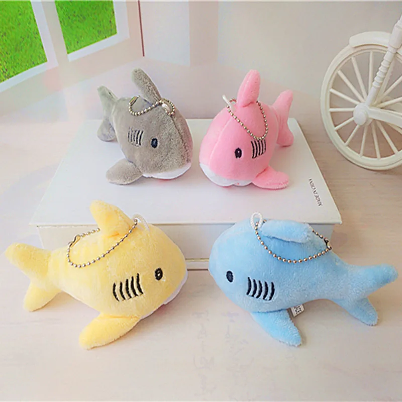 12 см брелок милый маленький Акула Плюшевые игрушки куклы сумка Подвеска детская