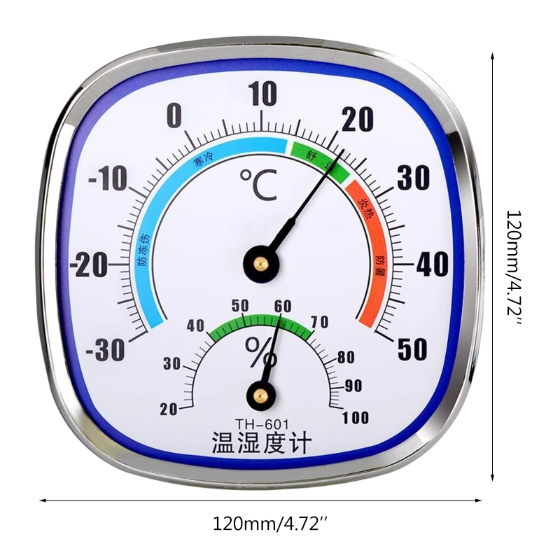 

Analog Thermometer Hygrometer Temperature Monitor Humidity Gauge Indoor Outdoor