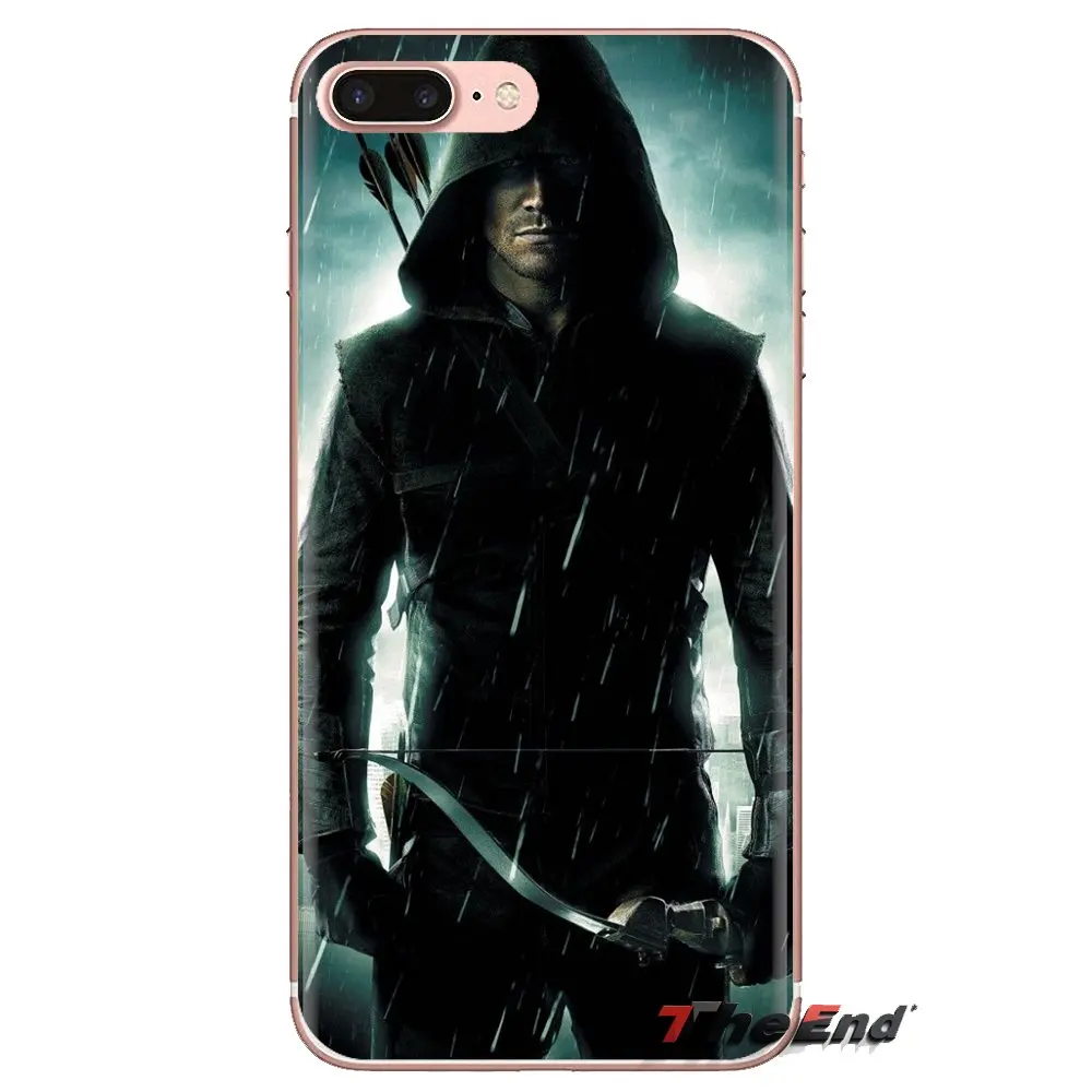 For iPhone XS Max XR X 4 4S 5 5S 5C SE 6 6S 7 8 Plus Samsung Galaxy J1 J3 J5 J7 A3 A5 TPU Case Justice League Green Arrow Oliver |