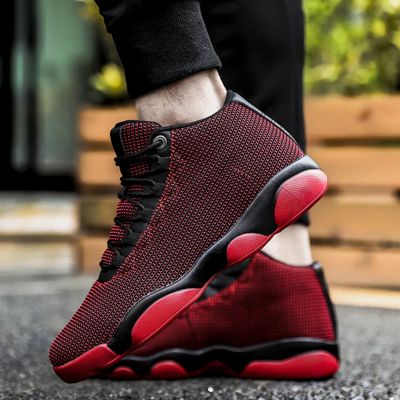

Men Basketball Shoes High-Top Cushioning Sneakers For Men Tennis Non-Slip Combat Boots Male Gym Training Athletic Sport Shoes