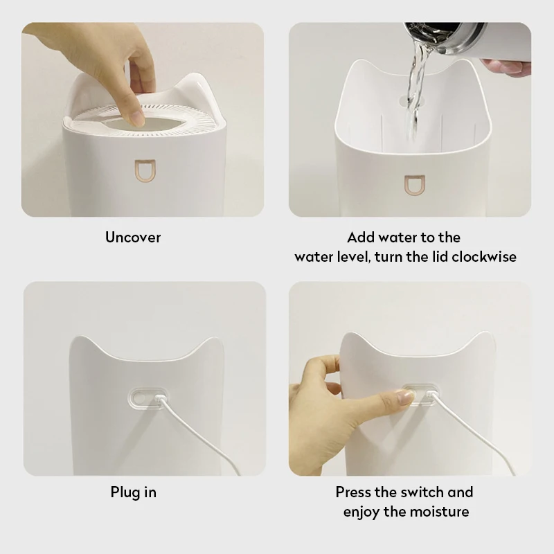 

3L Air Humidifier Essential Oil Aroma Diffuser Double Nozzle With Coloful LED Light Ultrasonic Humidifiers Aromatherapy Diffuser