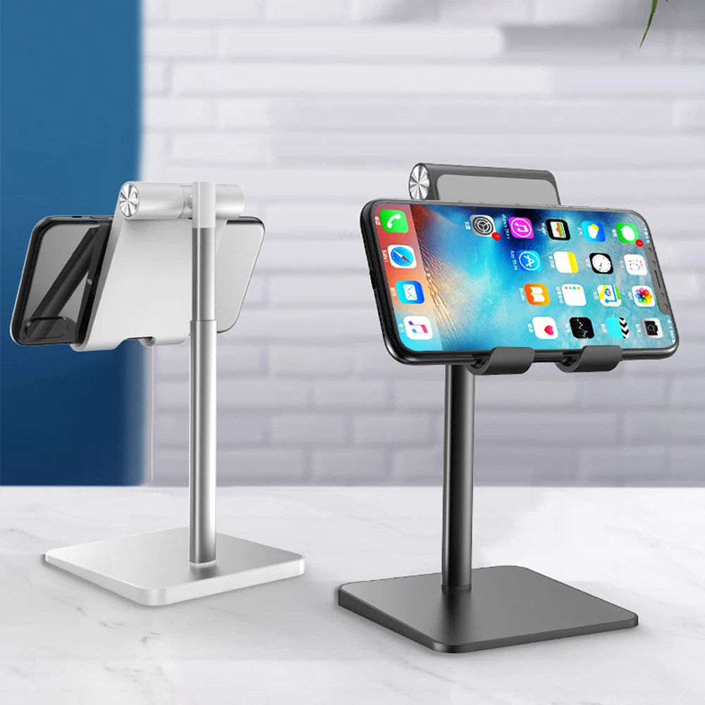 

Metal Magnetic Car phone HolderUniversal Mobile Phone Holder Seat Desktop Brackert For Tablet Charging Base Double Adjustab