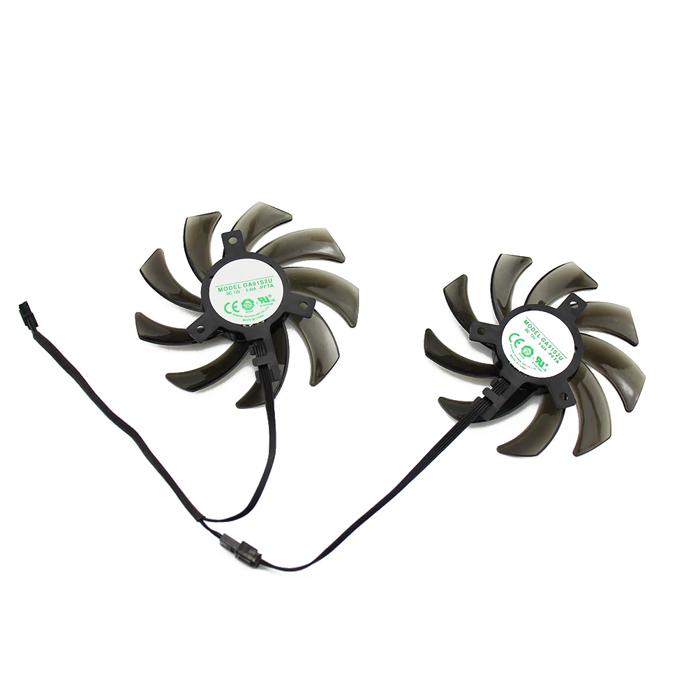 GTX 1070 TI 87 мм GA91S2U GA91S2H FDC10H12S9 C охлаждающий вентилятор GPU для Palit GeForce 1060 1080 GTX1070 Ti 8G