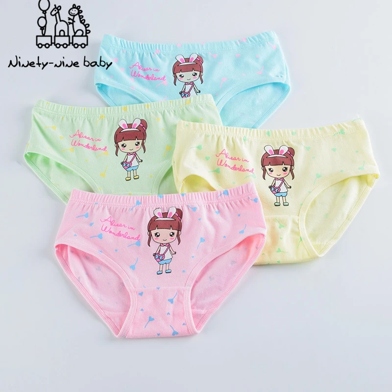 6 шт. трусы для маленьких девочек детское хлопковое нижнее белье красивые с