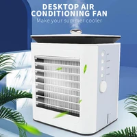mini air cooling conditioner usb rechargeable fan summer outdoor travel camping no leaf air cooling fan humidifier purifier