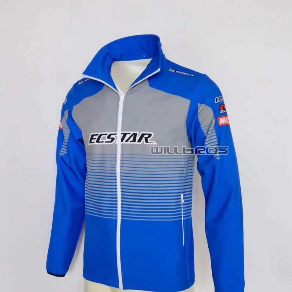 New Arrival Motocross Motorbike Sweatshirt Full Zip Fleece Classic Jacket For Suzuki Keep Warm Men's Winter Hoddie Race Sweater |
