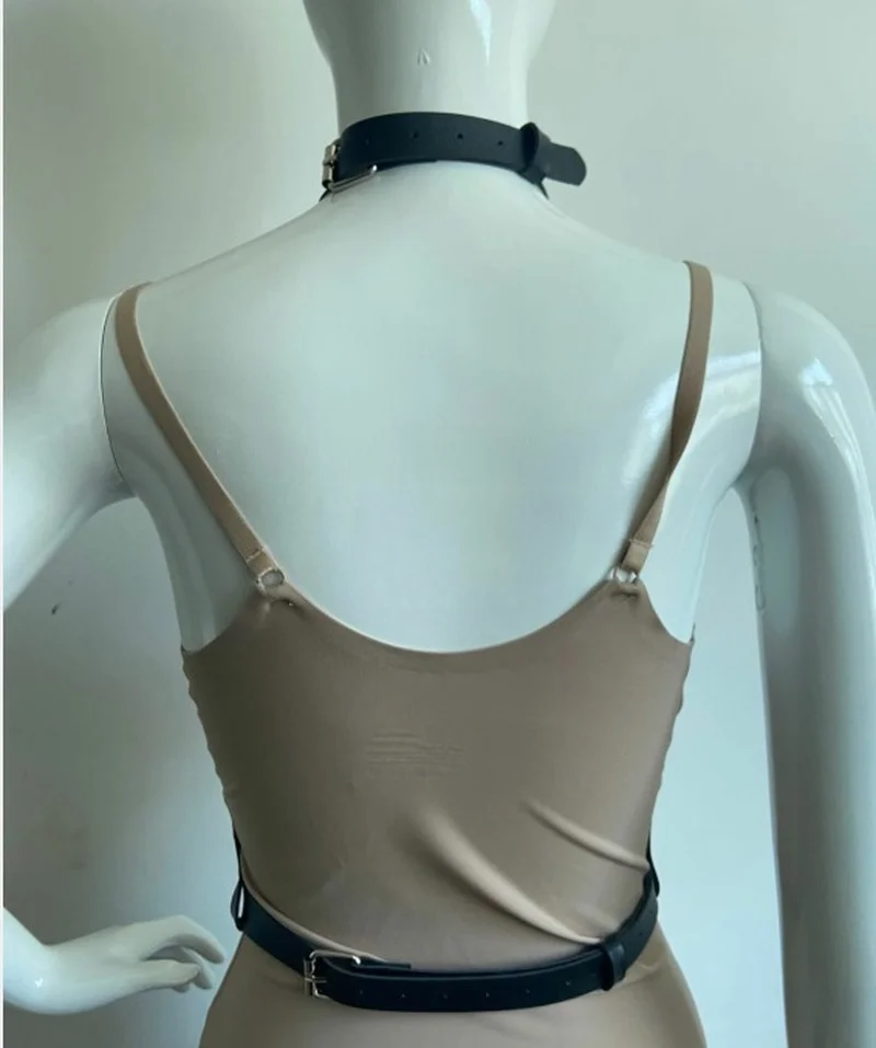 Облегающие майки с цепочкой для женщин пикантный Байкерский жилет уличная