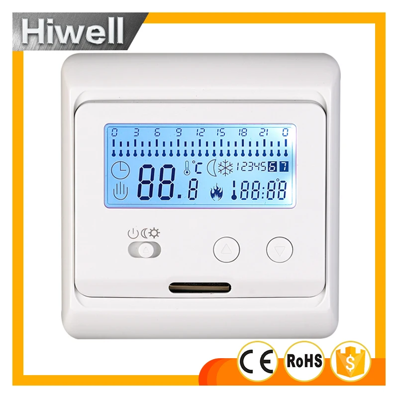 

non programmable thermostat simple thermostat LCD thermostat for floor heating CE ROHS 16A