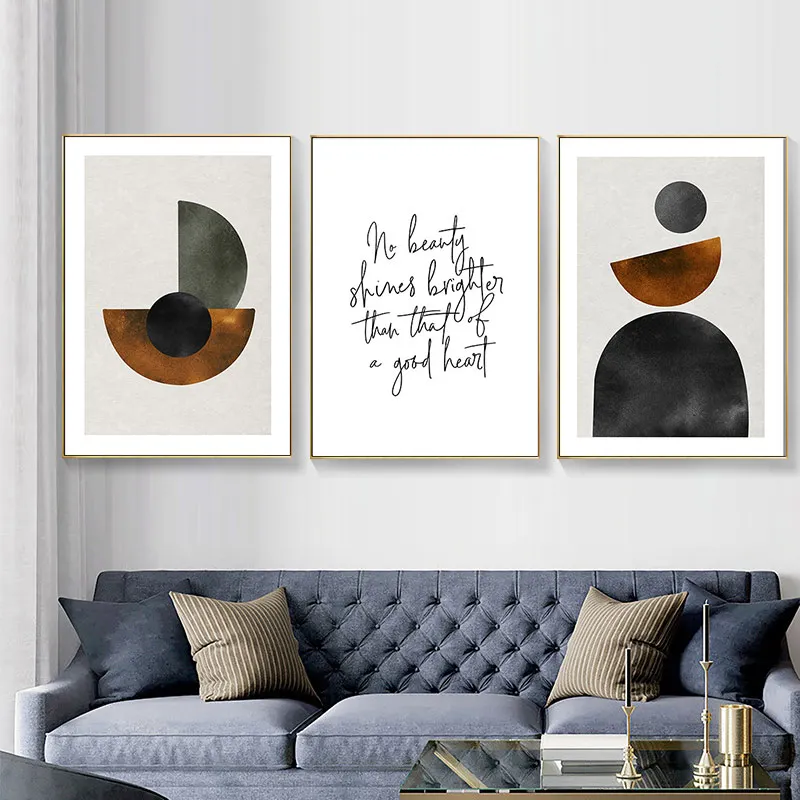 

Vintage Print Poster Geometry Abstract Nordic Style Canvas Simplicity Art Painting Line Drawing Wall Pictures For Home Decor