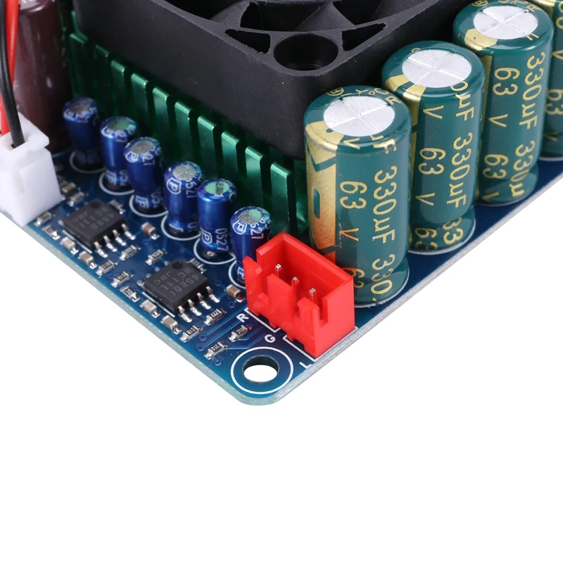 

TAS5630 Digital Power Amplifier Board 300Wx2 High-Power Stereo Class D HIFI Audio Power Amplifier Board with Cooling Fan