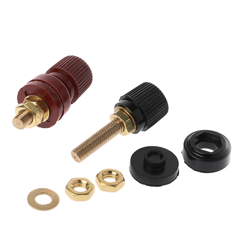 1 пара 6 мм 333 связующий столб для усилителя мощности клеммы блок питания