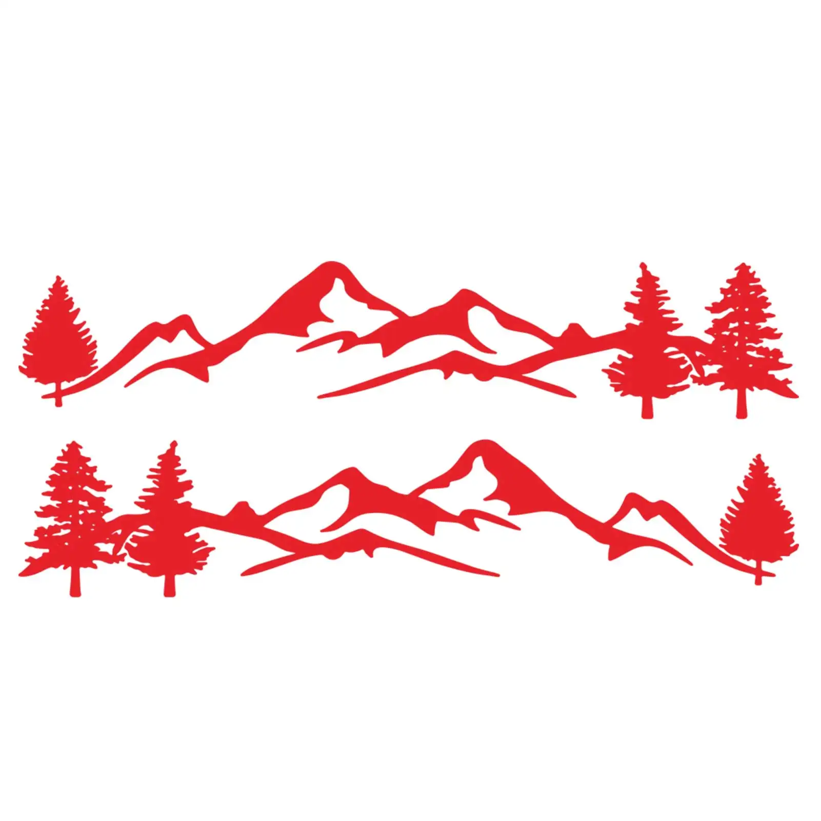 

198 см лесной горный Декор кузова автомобиля Светоотражающая наклейка виниловая ПВХ автомобильная наклейка Стайлинг автомобиля Наклейка дл...