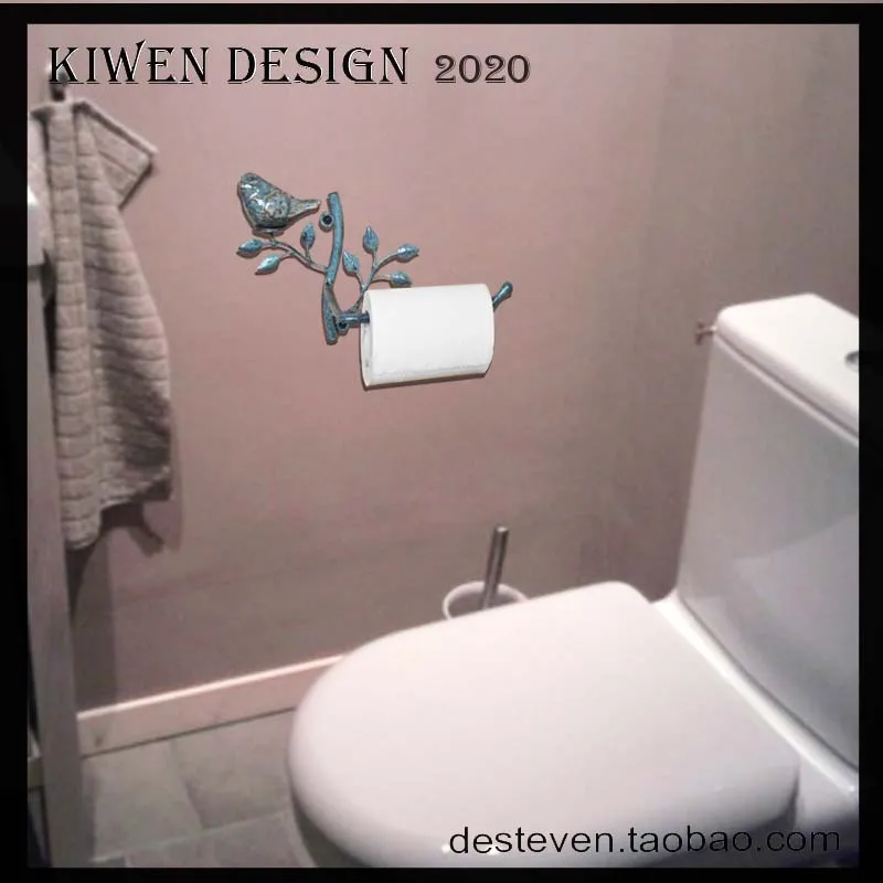 

Настенный держатель для туалетной бумаги, из кованого железа