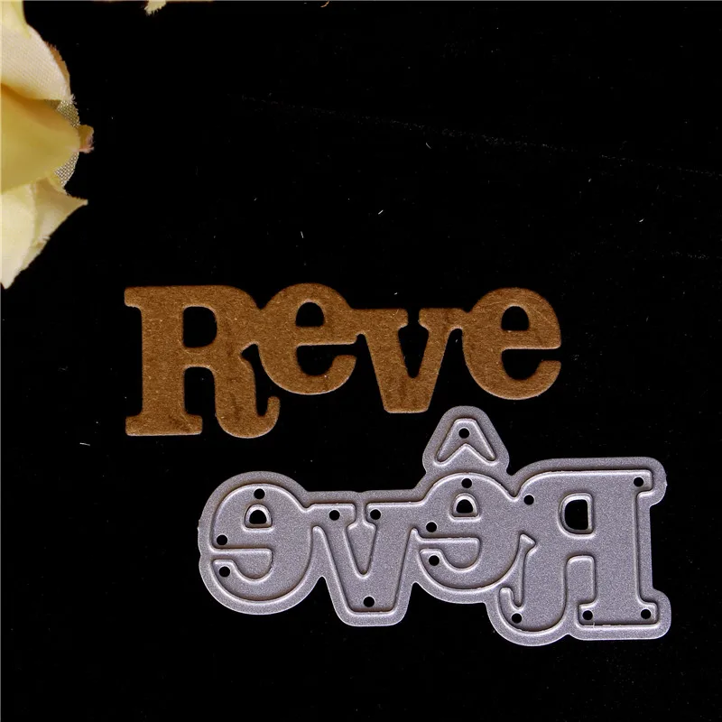 Металлические Вырубные штампы с французскими надписями для рукоделия