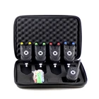 Беспроводной сигнализатор поклевки и приемник для рыбалки, 1 + 4 рыболовных свингера, светодиодный индикатор, зуммер поклевки инструменты для ловли карпа