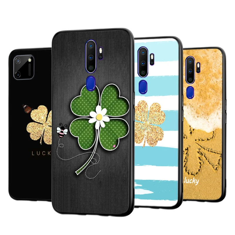 

Four Leaf Clover For OPPO A5 A9 A7 A11X A1K A12 A12E A31 A32 A53 A53S A72 A73 A74 A93 A94 Silicone Phone Case