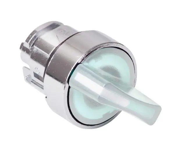 Cabeça de Interruptor com Iluminação Branca Embutida Ponteira de Fixação com Posições