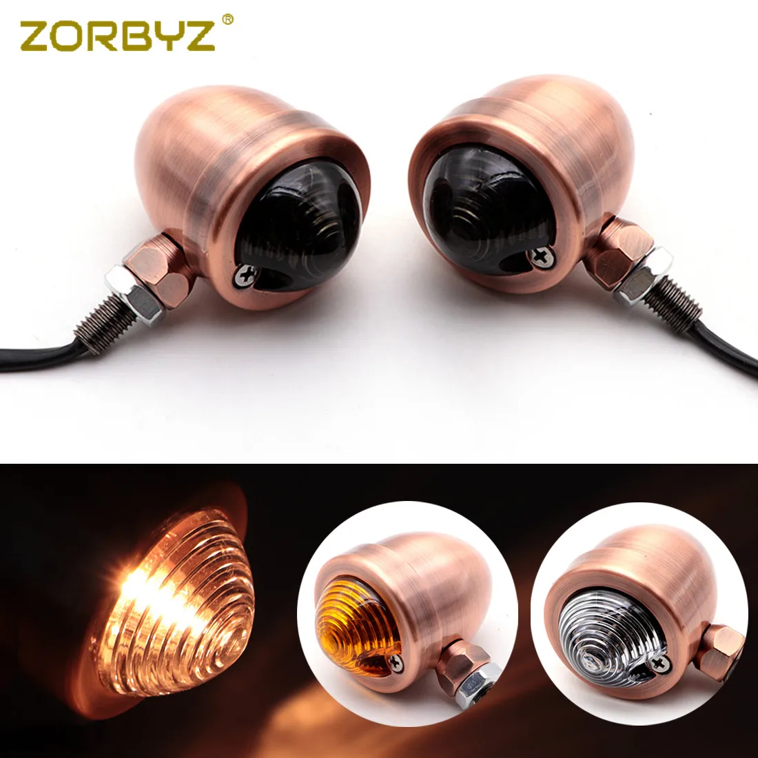ZORBYZ бронзовый цвет пуля металл указасветильник поворота Индикатор для Bobber