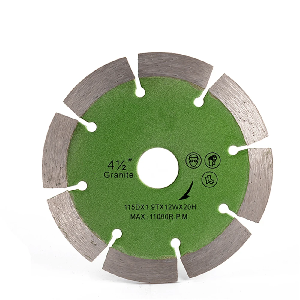 DB29 Sintered Segmented D115mm Diamond Blades 4.5 Inch Hot Press Cutting Wheel with 8 Segments for Granite Marble Slabs 10PCS