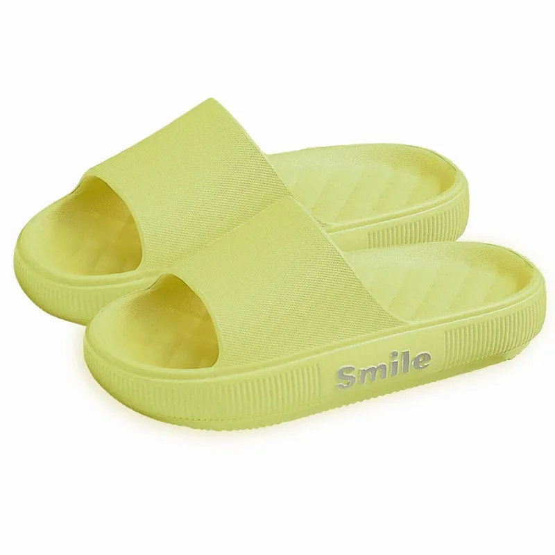 

Women Bath Slippers Comfortable EVA Indoor Mute Non-slip Bedroom New Lovers Shoes Soft Lightweight Thick Bottom Ladies Slipper