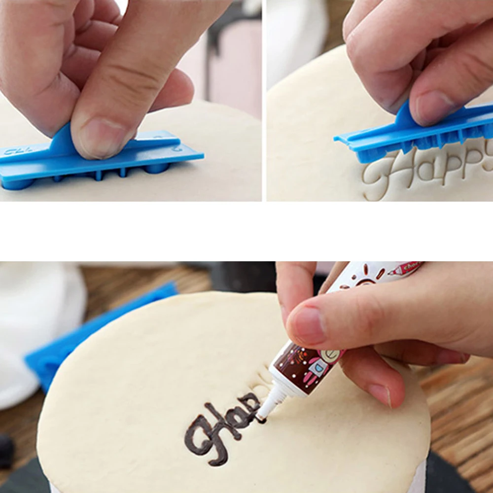 6 шт. буквенный алфавит печенье печать тиснение резак набор подарок помадка