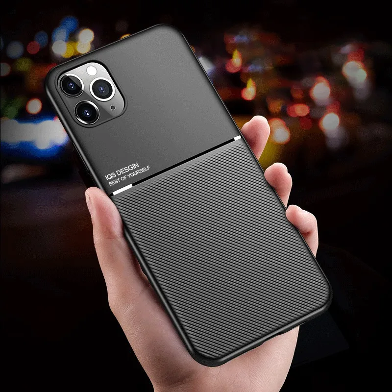 Роскошный Матовый чехол для iPhone 11 Pro MAX X XR XS SE 2020 тонкий кожаный 6 6S Plus 7 8 | Мобильные