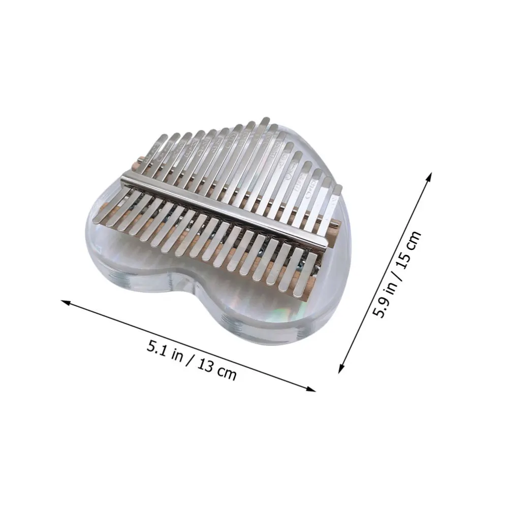 

1 Set Beginner Kalimba Thumb Piano Mini Acrylic Finger Kalimba Piano Gift Set