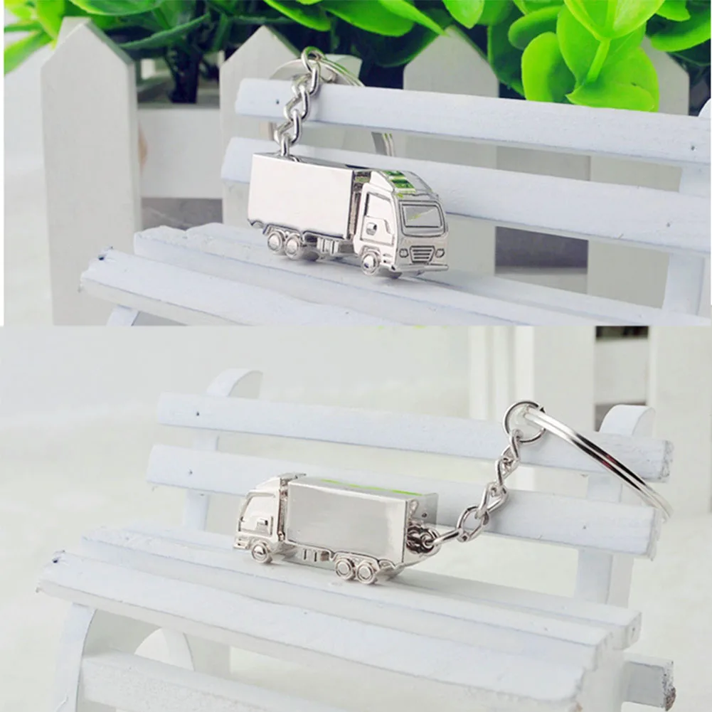 Уникальный дизайн цепочка для ключей из сплава грузовик Форма универсальный