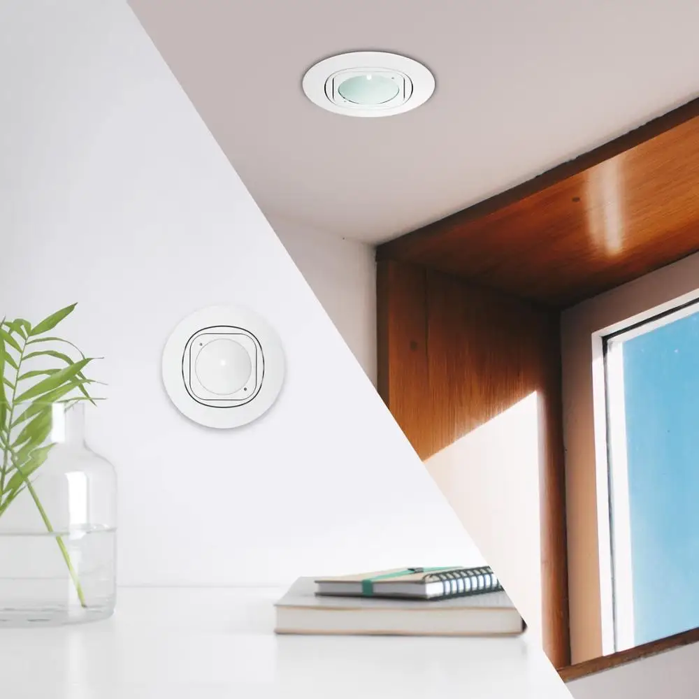 Z-Wave Plus 6-в-1 движения Температура влажности светильник УФ вибрации Сенсор мульти 6
