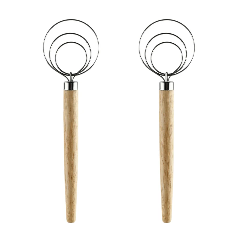 2 шт. деревянная тарелка для яиц блендер теста ручная мельница Миксер кухни