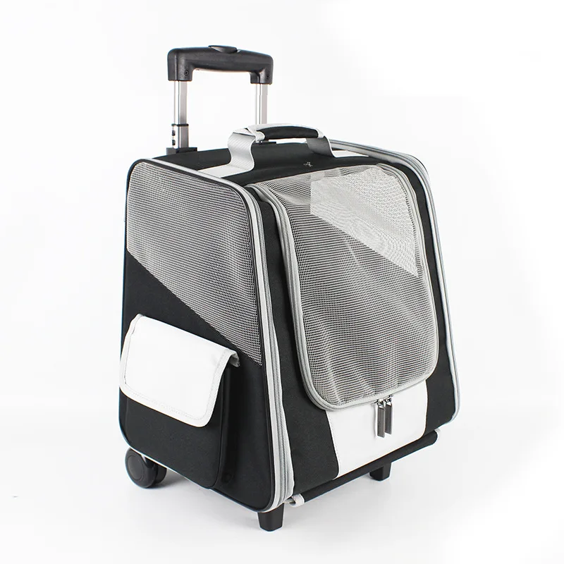 Pet Backpack Portable Dog Trolley Case for Outdoor Travel Bag Cat Supplies | Carriers & Bags